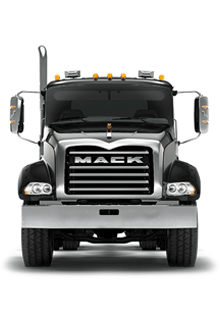 Front of Mack Granite Truck - New Semi Truck